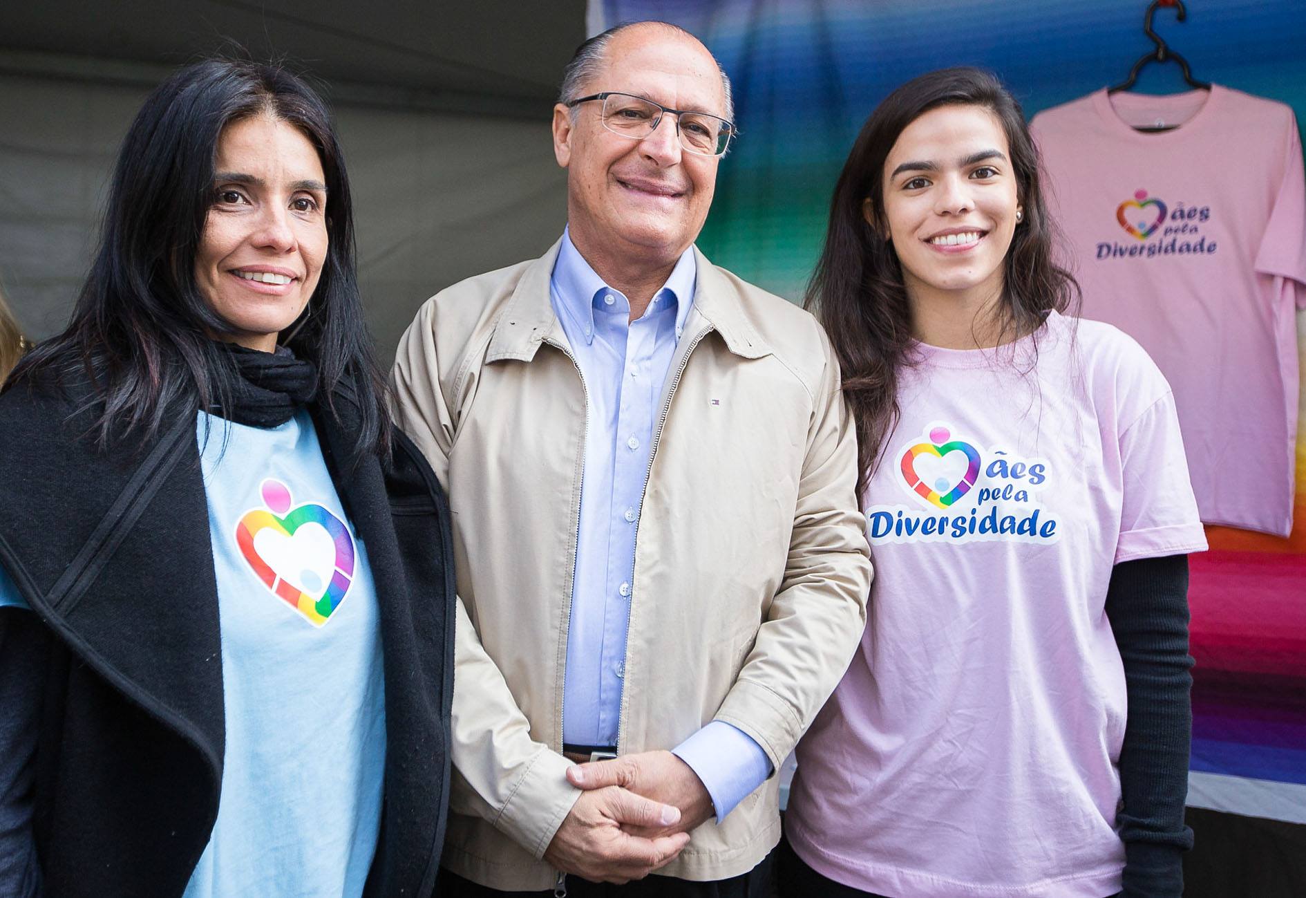 O governador Geraldk Alckmin na 16ª Feira Cultural LGBT