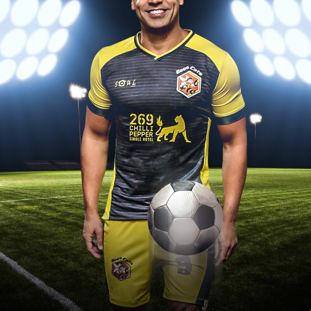 Beescats Soccer Boys - novo uniforme será apresentado na Chilli Pepper