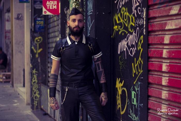 Maoriguy: candidato ao concurso Mister Leather Brasil 2018 do bar gay Eagle São Paulo