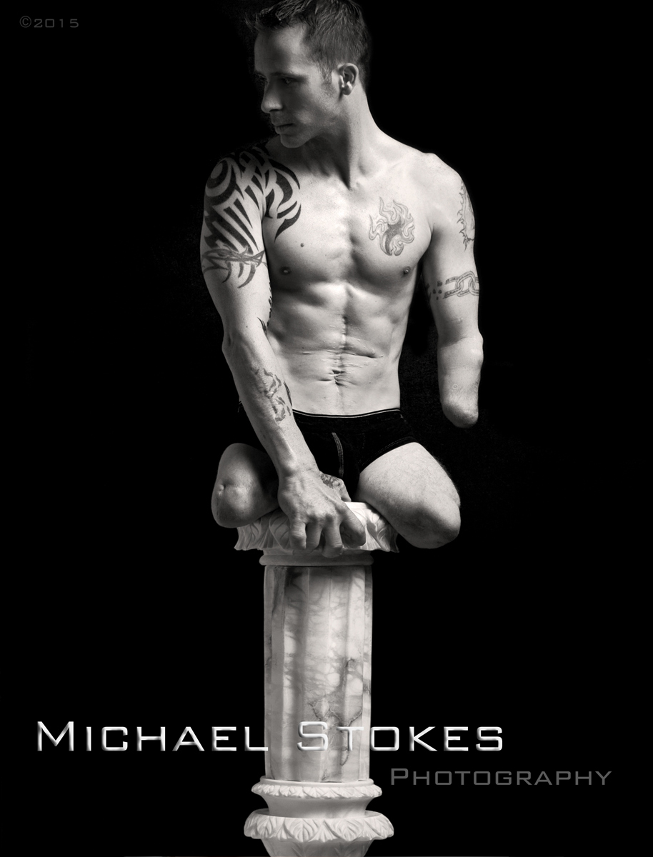 Michael Stokes lançará livro de nu artístico com veteranos de guerra amputados dos EUA