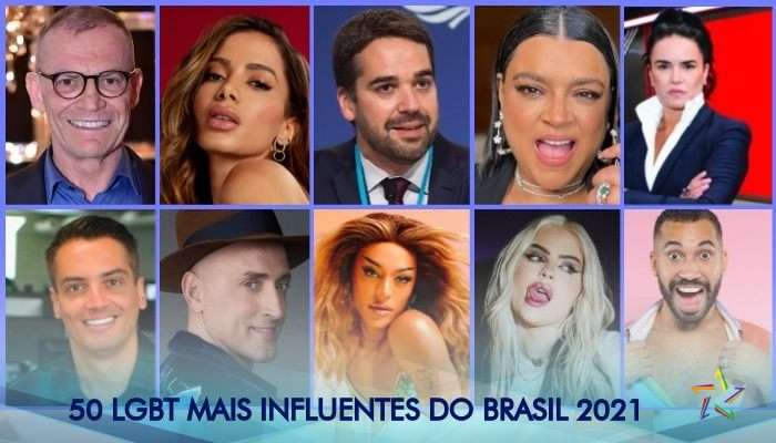 50 LGBT Mais Influentes do Brasil em 2021