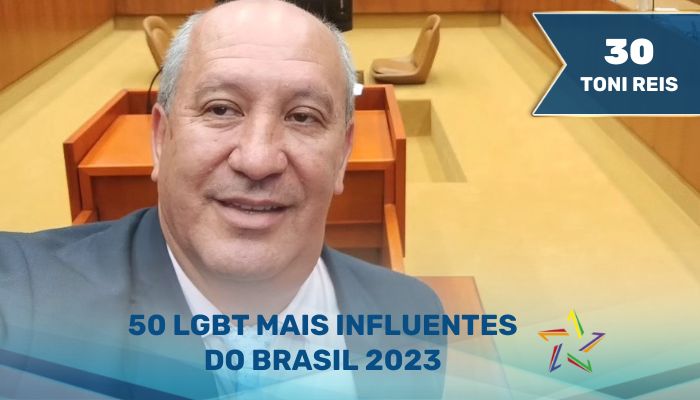 Toni Reis - 50 LGBT Mais Influentes do Brasil em 2023
