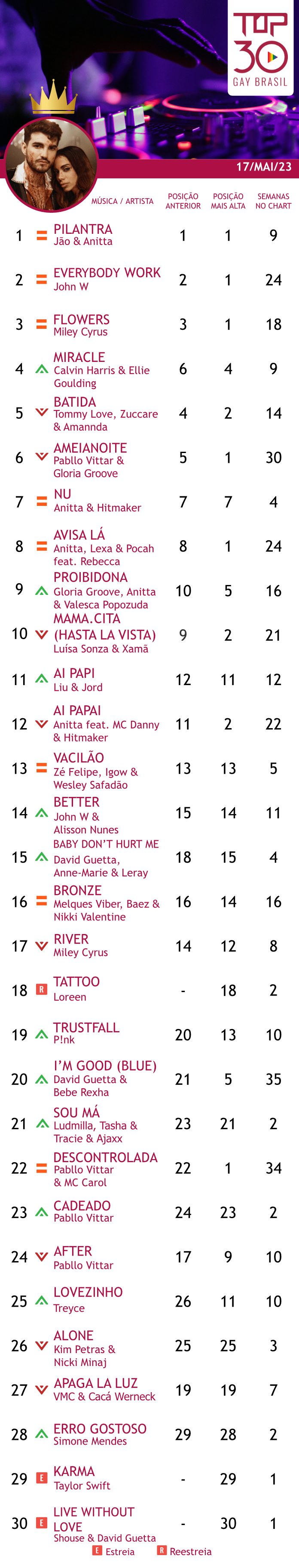 top 30 gay brasil david guetta 