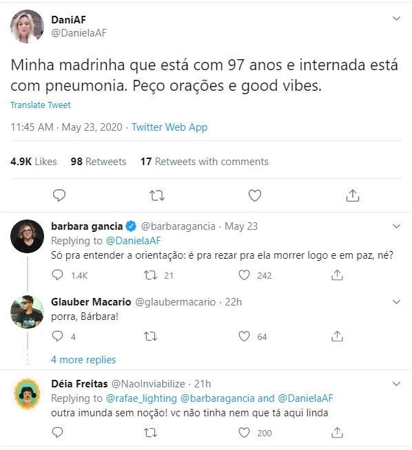 Barbara Gancia é 'cancelada' no Twitter e comparada a Bolsonaro