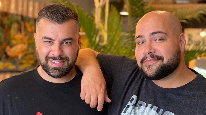 Tiago Abravanel e marido Fernando Polo