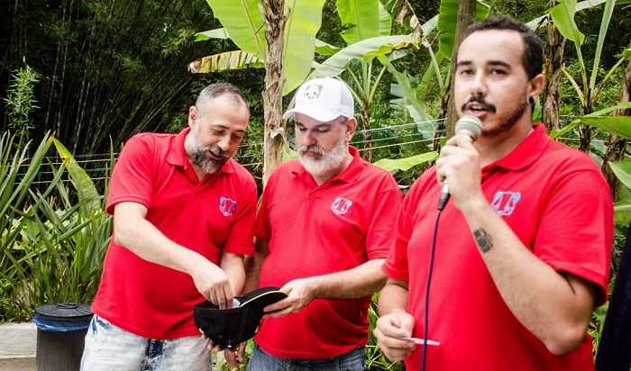 Os organizadores da BearSoul: festa gay dedicada a ursos em São Paulo