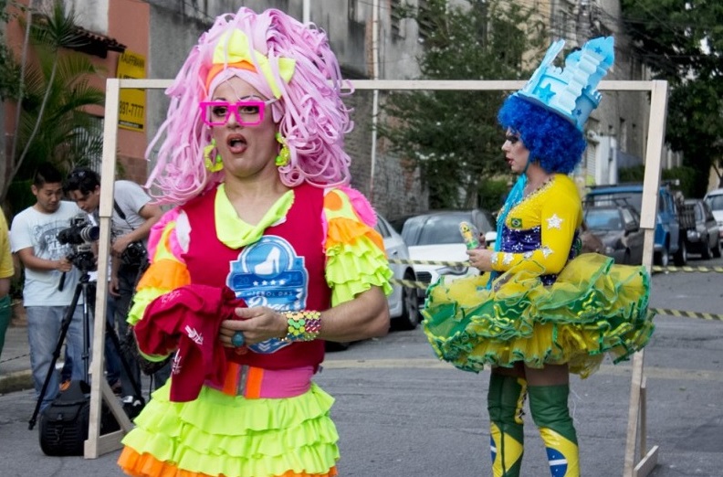 Futebol das Drags comemora aniversário da Blue Space, um dos maiores clubes gays de São Paulo