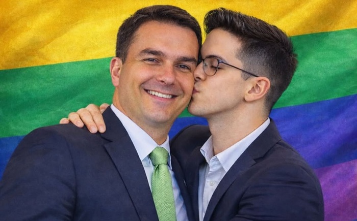 Eduardo Bolsonaro divulga post de João Pedro Sastre pedindo votos de gays