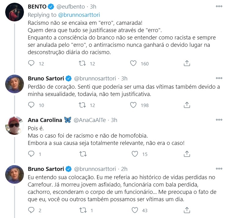 Bruno Sartori: influenciador e deepfaker gay é criticado na web por post sobre racismo