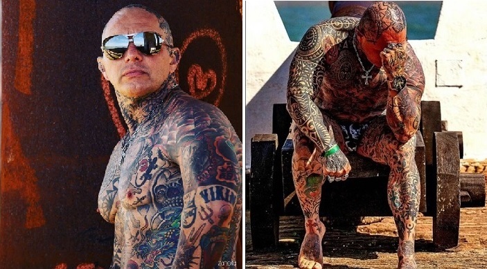15 cm tatuagem no corpo 15 Imagens Do Bruxo Gostosao Com Mais De R 40 Mil Em Tatuagens Guia Gay Sao Paulo