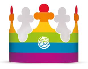 Burger King vai distribuir coroa arco-íris na Paulista durante a Parada do Orgulho LGBT de São Paulo