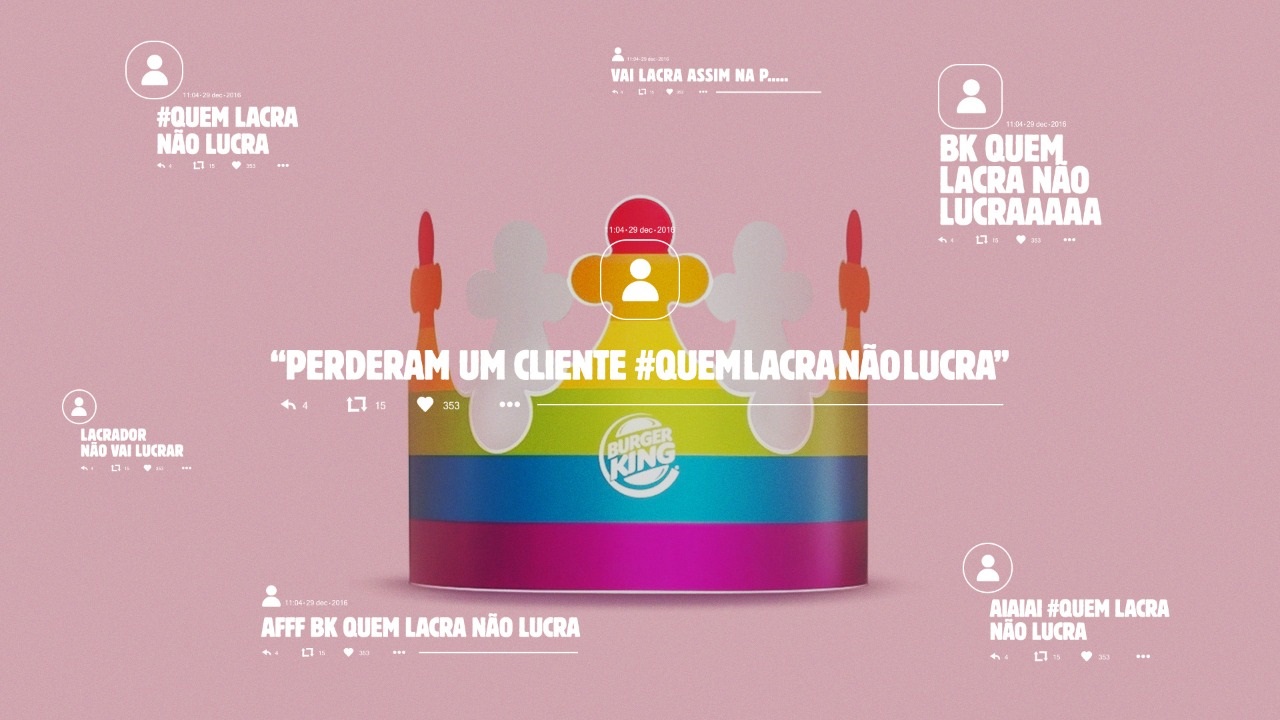 Burger King faz campanha pró-LGBT