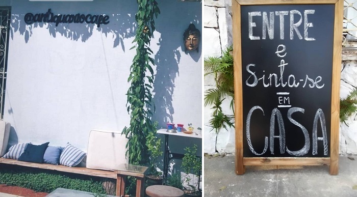 Antiquário Café e Bar na Aclimação: empresária transexual Ana Paula Tavares