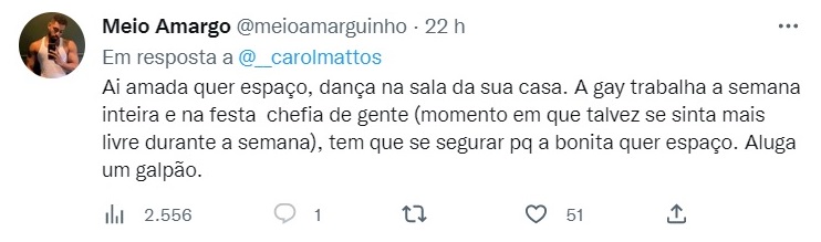 Gays debocham da DJ Carol Mattos após pedido para eles darem espaço para mulheres em festas LGBT