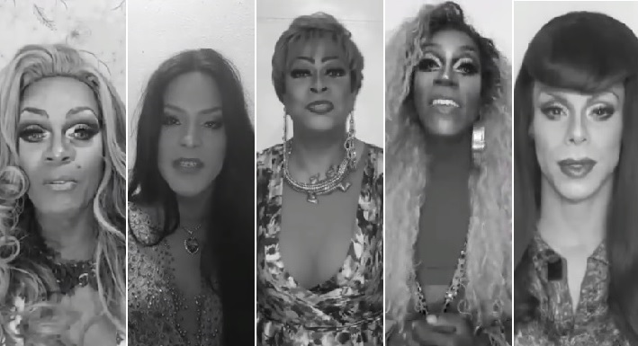 Drag queens de São Paulo fazem vídeo para pedir ajuda durante a quarentena