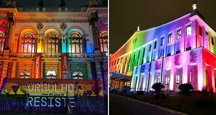 Prefeitura e Governo de São Paulo iluminam pontos da cidade em orgulho LGBT