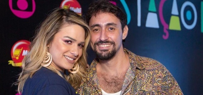 Glamour Garcia e o marido Gustavo Dagnese