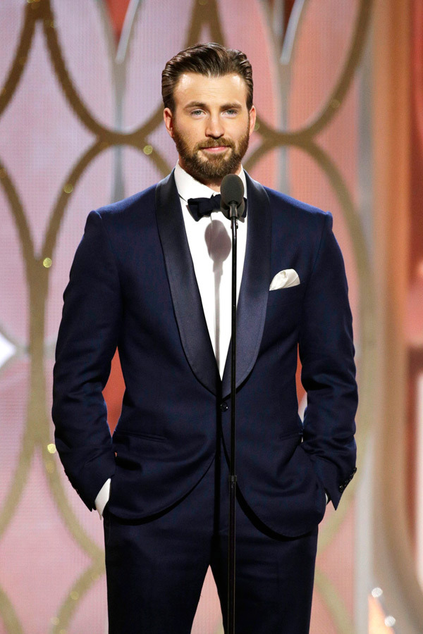 Os atores mais gatos do Globo de Ouro: Chris Evans