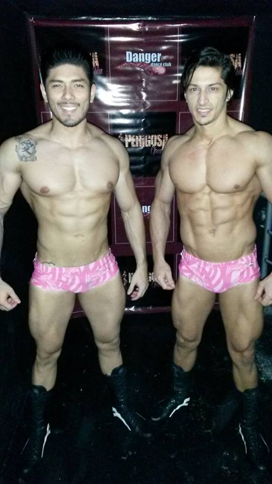 Go-go boys da Danger Dance Club - boate gay de São Paulo