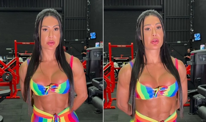Gracyanne Barbosa apaga homenagem a gays após críticas