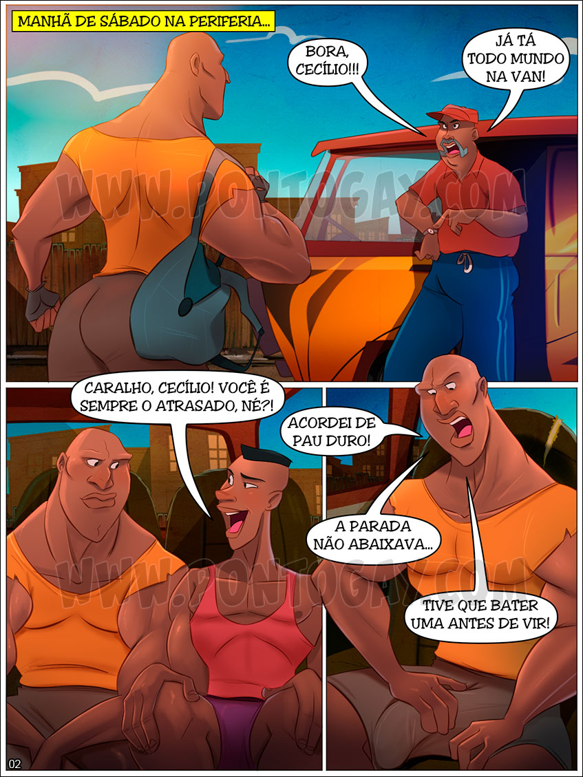 História em quadrinhos porno gay