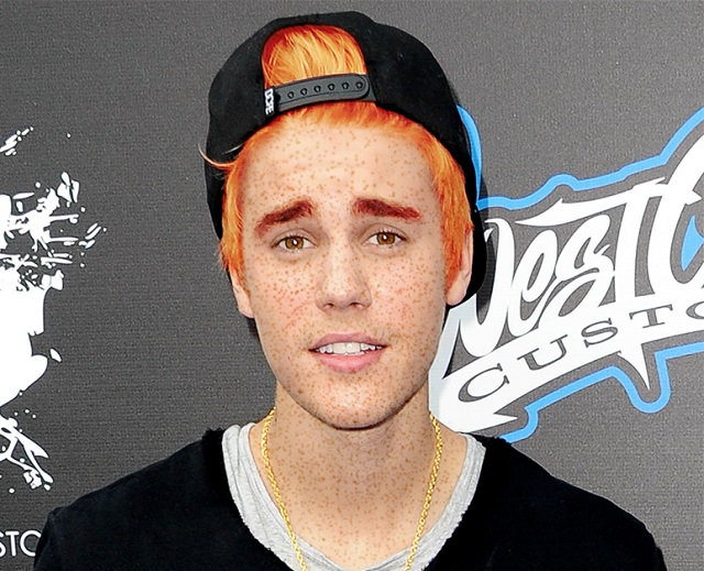 Justin Bieber ruivo