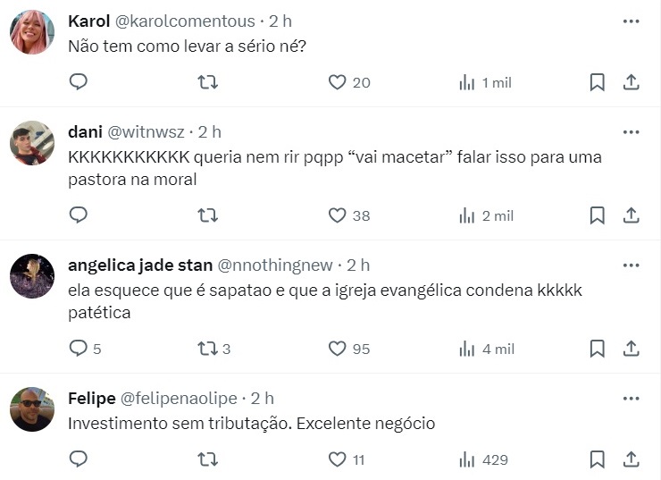 Ludmilla compra igreja pra pastora e é criticada