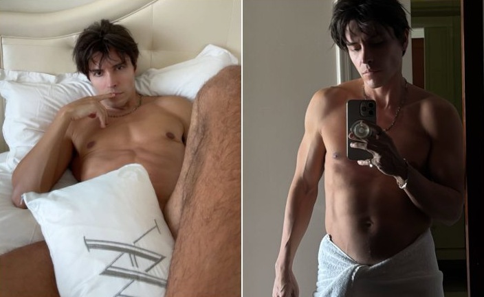 Mike Macedo, filho de Edir Macedo, publica fotos seminu