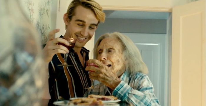 Thomas Duplessie e Cloris Leachman em No Ritmo da Vida