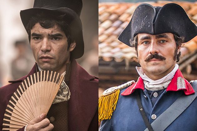 Caio Blat e Ricardo Pereira gravam banho juntos e falam sobre beijo gay em Liberdade, Liberdade