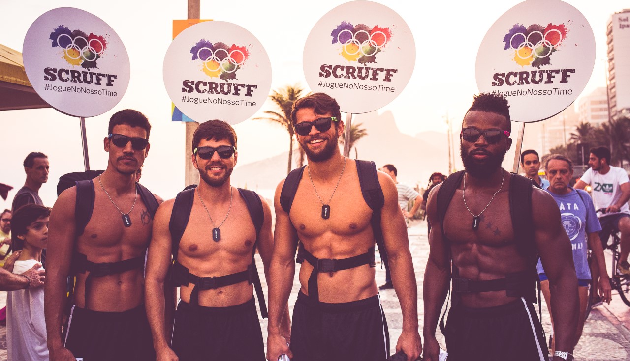 App gay Scruff faz ação durante a Olimpíada do Rio