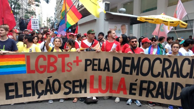 Movimento LGBT e partidos de esquerda farão manifestação no Largo do Arouche. Foto: PT/Divulgação