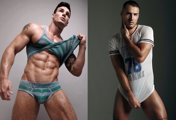 Atores pornôs, como Darius Ferdinand e Theo Ford, estrelam calendário Hunks of London, em prol do câncer de próstata