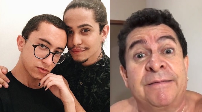 Cantor sertanejo Solimões abençoa namorado do filho gay