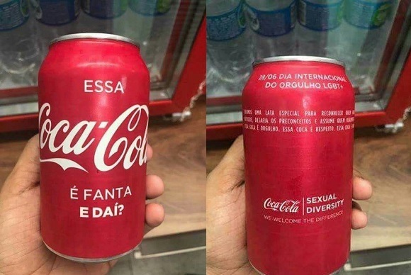 Essa Coca-Cola é Fanta. Empresa lança latas em prol do orgulho LGBT