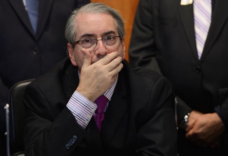 Eduardo Cunha tornou-se presidente da Câmara em 1º de fevereiro