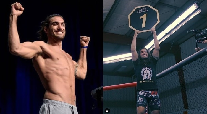 Lutador canadense de UFC Elias Theodorou estreia como ring boy