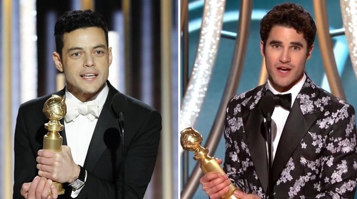 Filmes e séries gays venceram o Globo de Ouro 2019: Rami Malek por Bohemian Rhapsody e Darren Crissi por Assassinato de Gianni Versace: American Crime Story