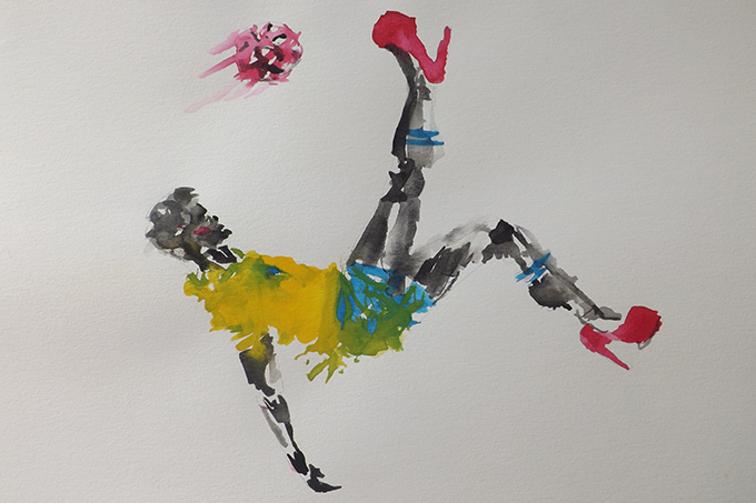 Arte de Arthur Camargos na exposição Homofobia Fora de Moda