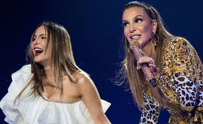 Claudia Leitte e Ivete Sangalo se apresentam na Micareta