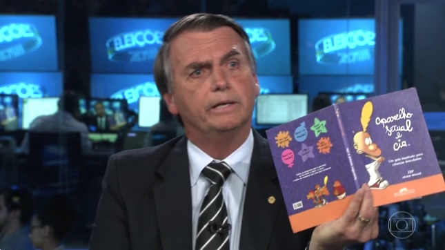 jair bolsonaro kit gay livro sexo crianças