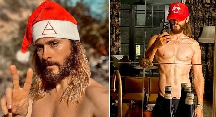 Aos 51 anos, Jared Leto ganha elogios por corpo sarado