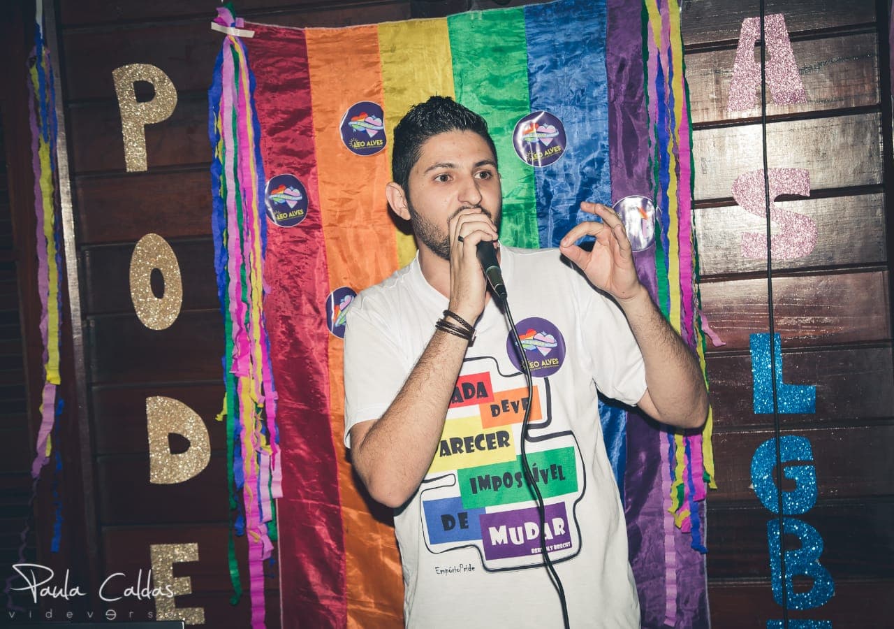 Leonardo Alves: candidato gay de Rio Claro a deputado estadual em São Paulo