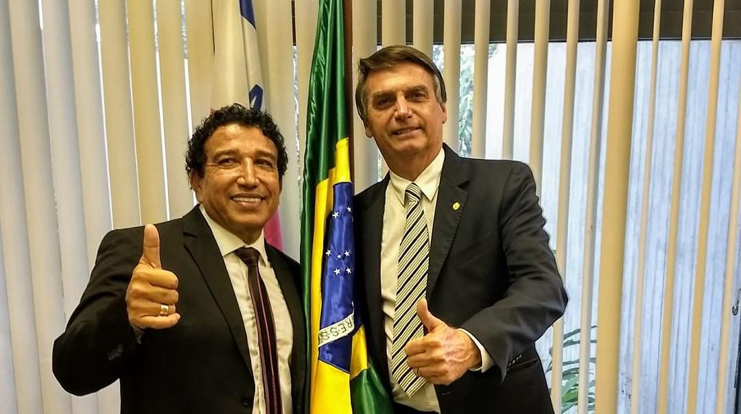 Magno Malta e Jair Bolsonaro