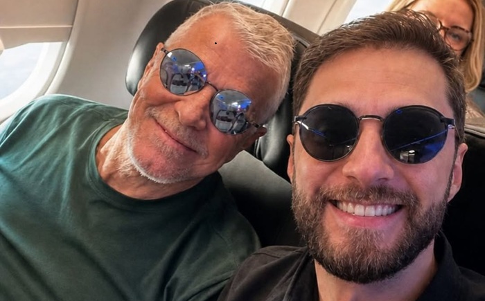 Miguel Falabella viaja com o namorado criador de conteúdo