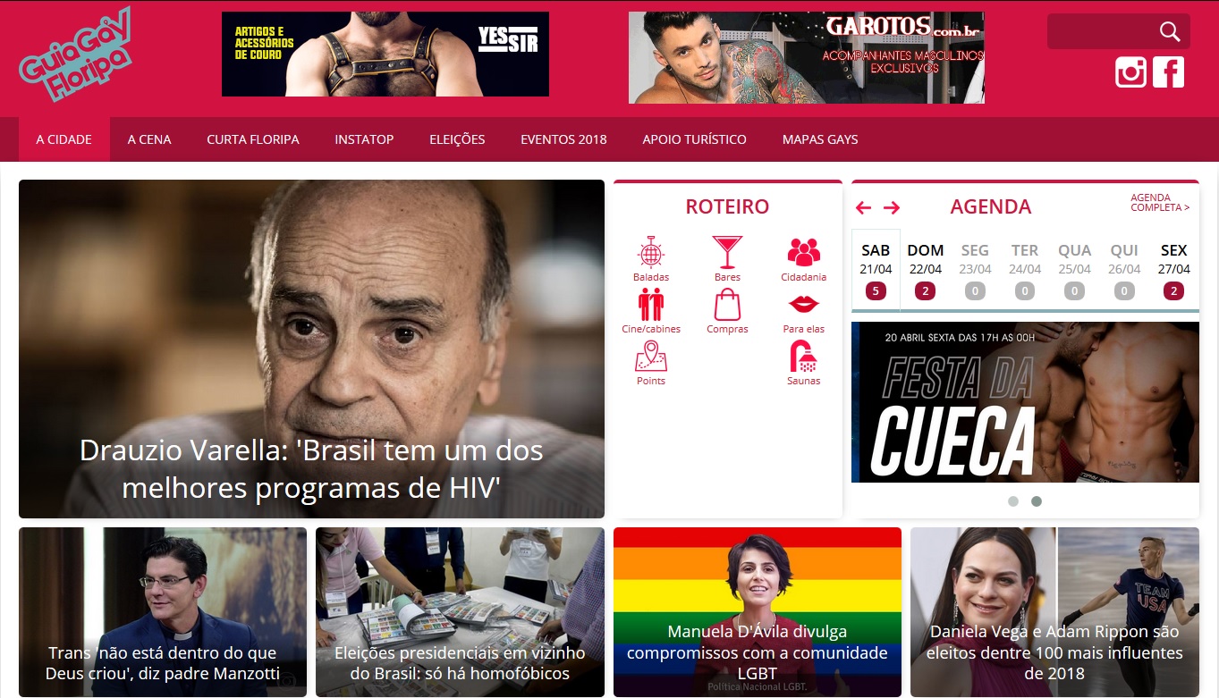 novo layout guia gay floripa