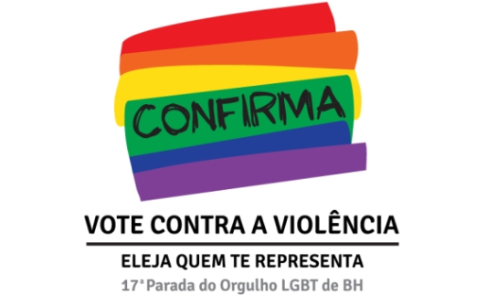 Logomarca remete à importância do voto consciente de LGBT em outubro