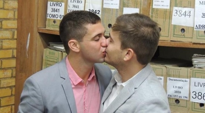 Pedro Figueiredo e Erick Rianelli: repórteres gays da TV Globo se casam