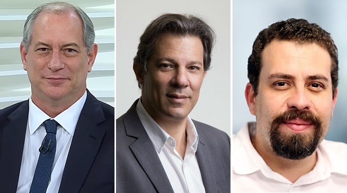 Só Ciro Gomes, Fernando Haddad e Guilherme Boulos se comprometem com plataforma de direitos LGBT