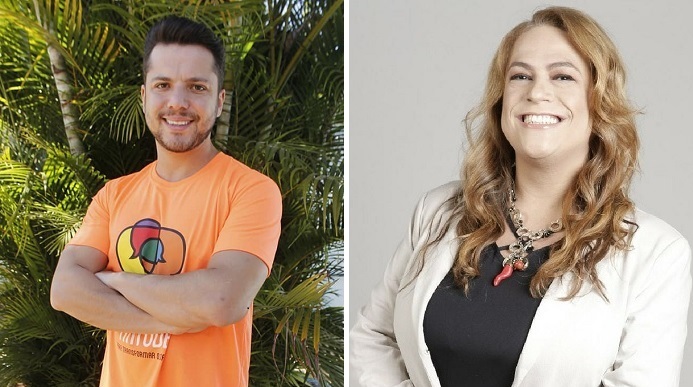 Ricardo Lucas e Paula Benett são candidatos LGBT em Brasília